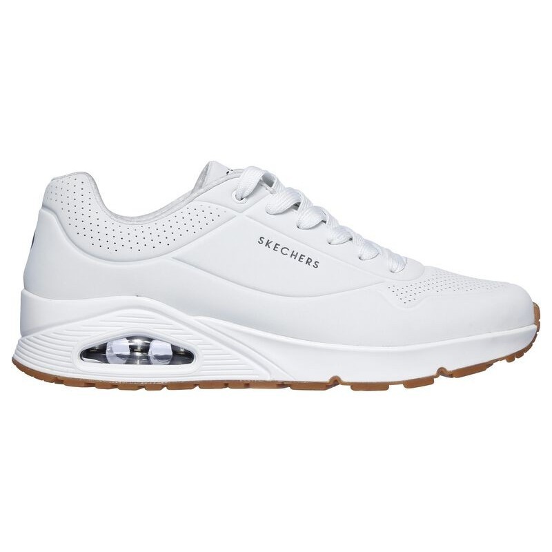 Sneakers Hombre Skechers Uno - Stand On Air Blanco-Blanco