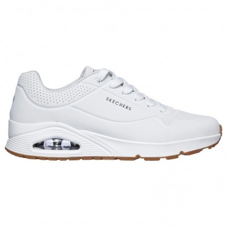 Sneakers Hombre Skechers Uno - Stand On Air Blanco-Blanco