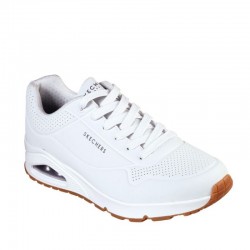 Sneakers Hombre Skechers Uno - Stand On Air Blanco-Blanco
