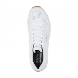 Sneakers Hombre Skechers Uno - Stand On Air Blanco-Blanco