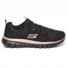 Sneakers Mujer Skechers Graceful-Get Conected Negro-Oro