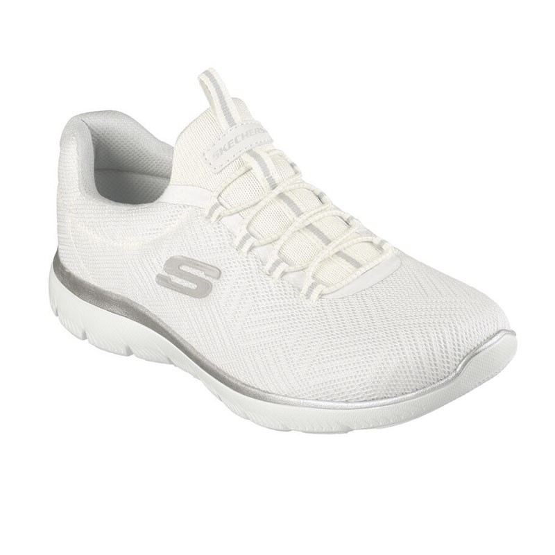 Sneakers Mujer Skechers Summits - Artistry Chic Blanco