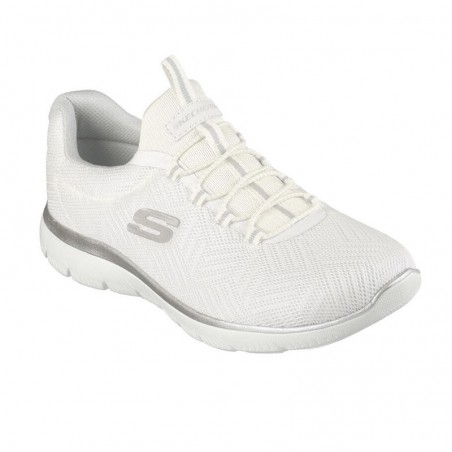 Sneakers Mujer Skechers Summits - Artistry Chic Blanco