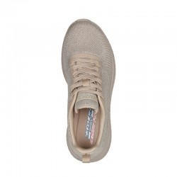 Sneakers Mujer Skechers Bobs Squad Chaos Taupe