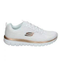 Sneakers Mujer Skechers Graceful-Get Connected Blanco-Oro