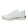 Sneakers Mujer Skechers Graceful-Get Connected Blanco-Oro