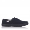 Zapatillas Lona Mujer Victoria Lona Inglesa Negro-Negro