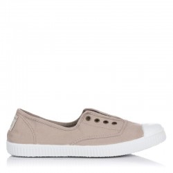 Zapatillas Lona Mujer Victoria 106623 Beig