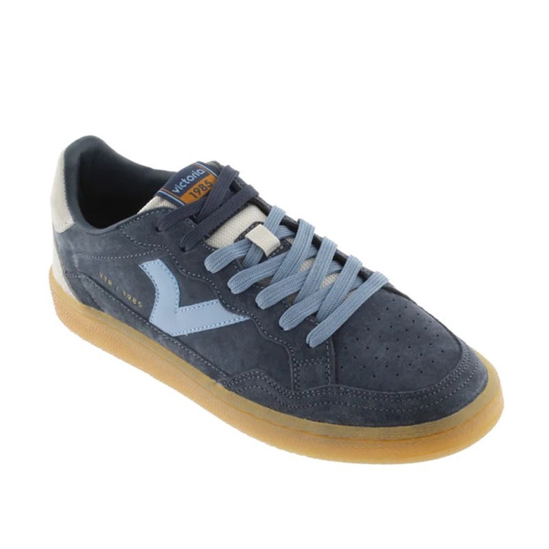Sneakers Hombre Victoria Smash -Soft Suede Marino