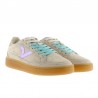 Sneakers Mujer Victoria Smash - Suede Color Beig