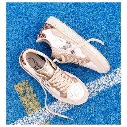 Sneakers Mujer Victoria Smash - Animal Mix Beig