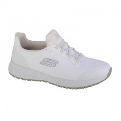 Sneakers Mujer Skechers Work Squad Sr Blanco