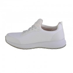 Sneakers Mujer Skechers Work Squad Sr Blanco
