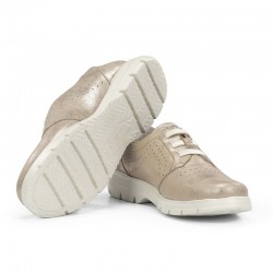Zapatos Casual Mujer Fluchos F2202 Oro
