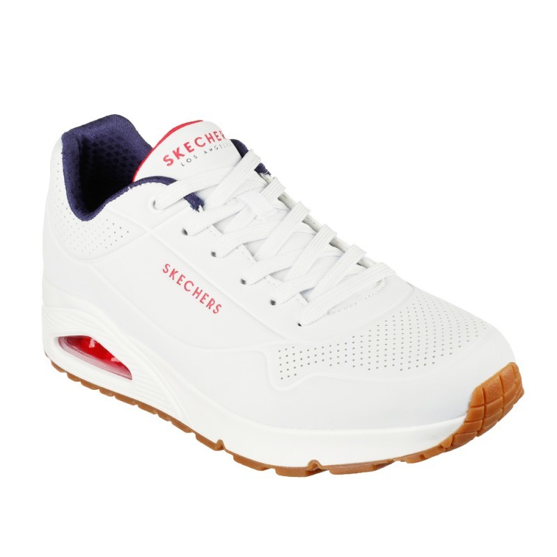 Sneakers Hombre Skechers 52458 Blanco-Azul