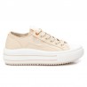 Zapatillas Lona Mujer Refresh 172719 Beig
