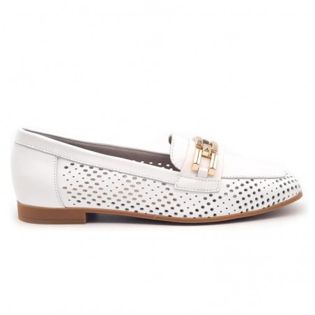 Mocasines Mujer Pitillos 5644 Blanco