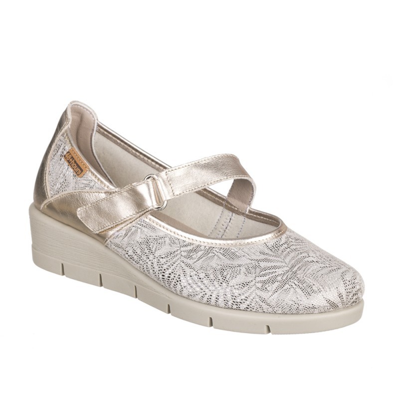 Zapatos Casual Mujer 48 Hrs 1104 Oro