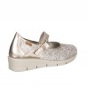 Zapatos Casual Mujer 48 Hrs 1104 Oro