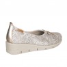 Zapatos Casual Mujer 48 Hrs 1112 Oro