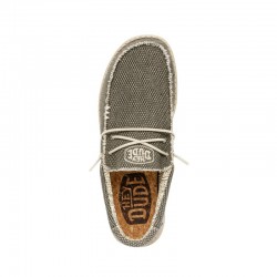 Zapatillas Lona Hombre Hey Dude Wally Braided Verde