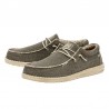 Zapatillas Lona Hombre Hey Dude Wally Braided Verde