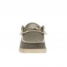 Zapatillas Lona Hombre Hey Dude Wally Braided Verde