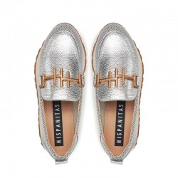 Mocasines Mujer Hispanitas Hv253919 Plata