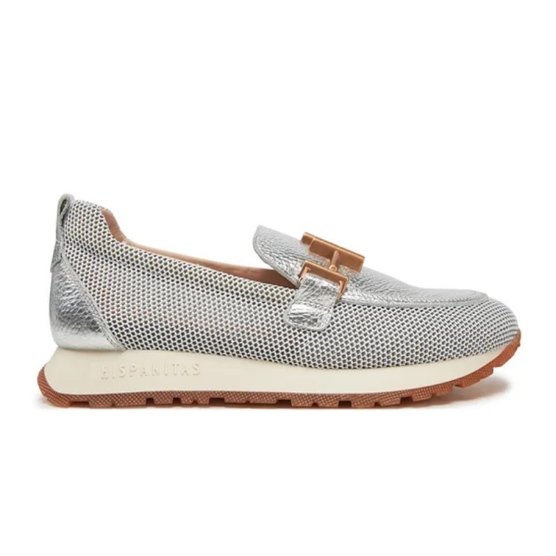 Mocasines Mujer Hispanitas Hv253919 Plata