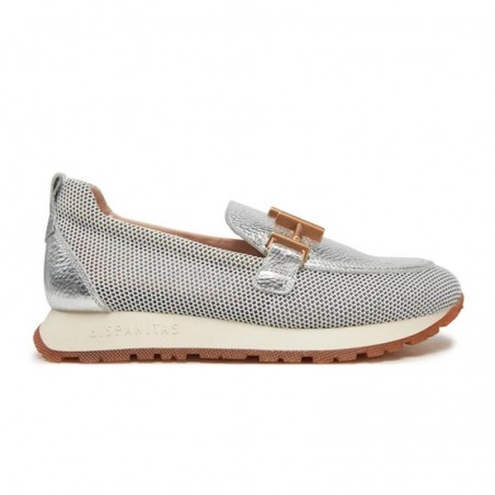 Mocasines Mujer Hispanitas Hv253919 Plata