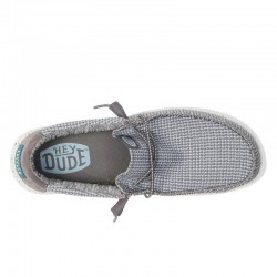 Zapatillas Lona Hombre Hey Dude Wally Sport Gris