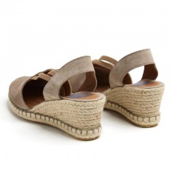 Cuñas de Esparto Mujer Verbenas Maika Taupe