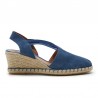 Cuñas de Esparto Mujer Verbenas Maika Azul