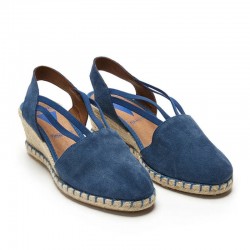 Cuñas de Esparto Mujer Verbenas Maika Azul