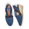 Cuñas de Esparto Mujer Verbenas Maika Azul