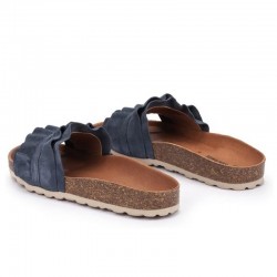 Sandalias Planas Mujer Verbenas Rocio Azul