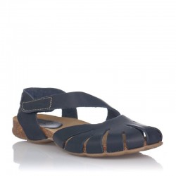 Sandalias Planas Mujer Inter-Bios 4456 Marino