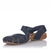 Sandalias Planas Mujer Inter-Bios 4456 Marino