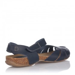 Sandalias Planas Mujer Inter-Bios 4456 Marino