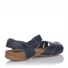 Sandalias Planas Mujer Inter-Bios 4456 Marino