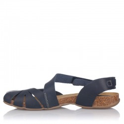 Sandalias Planas Mujer Inter-Bios 4456 Marino