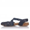Sandalias Planas Mujer Inter-Bios 4456 Marino