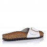 Sandalias Planas Mujer Inter-Bios 7220 Blanco
