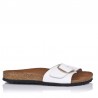 Sandalias Planas Mujer Inter-Bios 7220 Blanco