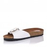 Sandalias Planas Mujer Inter-Bios 7220 Blanco