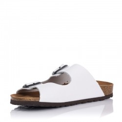 Sandalias Planas Mujer Inter-Bios 7206 Blanco