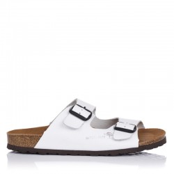Sandalias Planas Mujer Inter-Bios 7206 Blanco