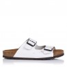Sandalias Planas Mujer Inter-Bios 7206 Blanco