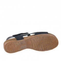 Sandalias Planas Mujer Inter-Bios 4487 Negro