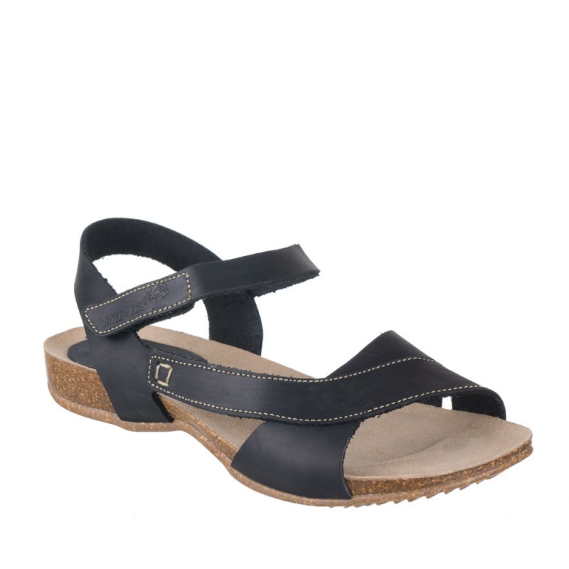Sandalias Planas Mujer Inter-Bios 4487 Negro